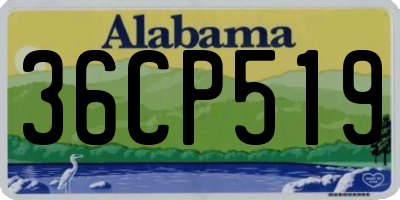 AL license plate 36CP519