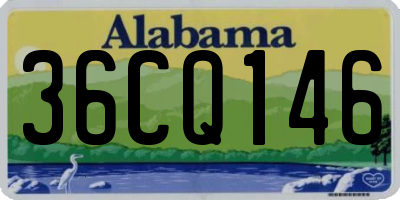 AL license plate 36CQ146