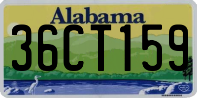 AL license plate 36CT159