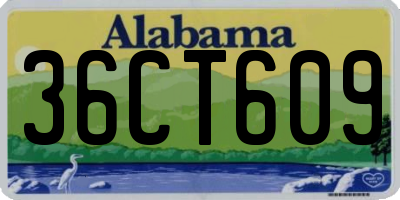 AL license plate 36CT609