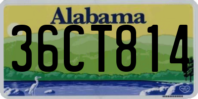 AL license plate 36CT814