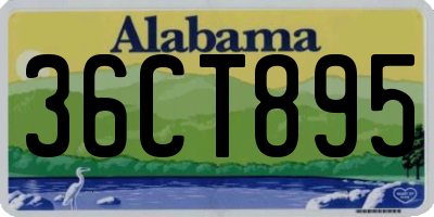 AL license plate 36CT895