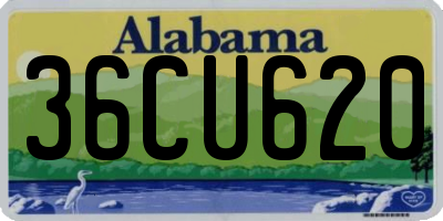 AL license plate 36CU620