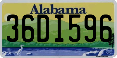 AL license plate 36DI596