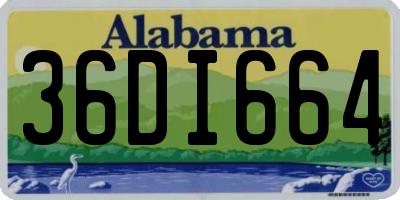 AL license plate 36DI664