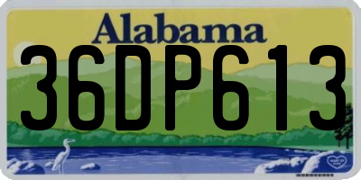 AL license plate 36DP613