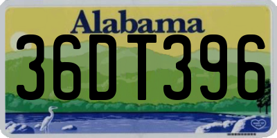 AL license plate 36DT396