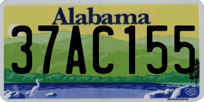 AL license plate 37AC155