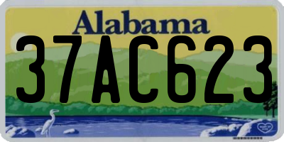 AL license plate 37AC623