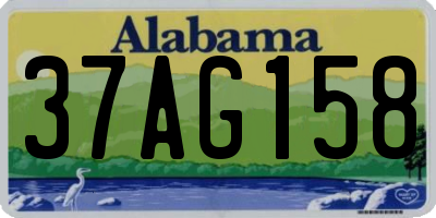 AL license plate 37AG158