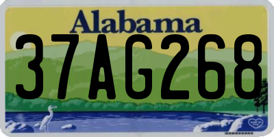 AL license plate 37AG268
