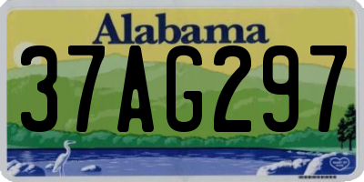 AL license plate 37AG297