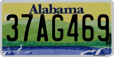 AL license plate 37AG469