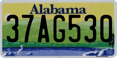 AL license plate 37AG530