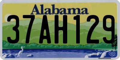 AL license plate 37AH129