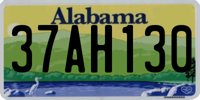 AL license plate 37AH130
