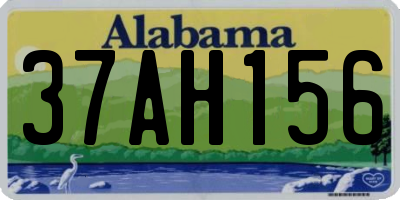 AL license plate 37AH156