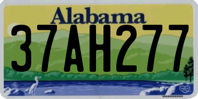 AL license plate 37AH277