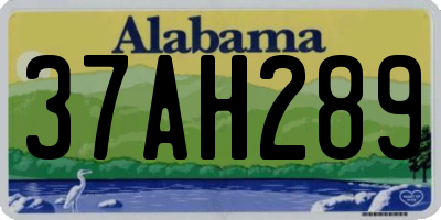 AL license plate 37AH289
