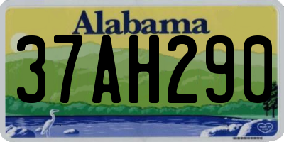 AL license plate 37AH290
