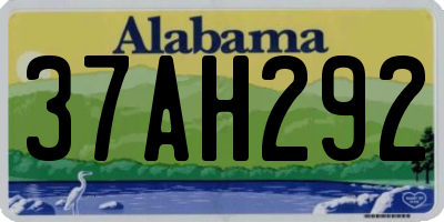 AL license plate 37AH292