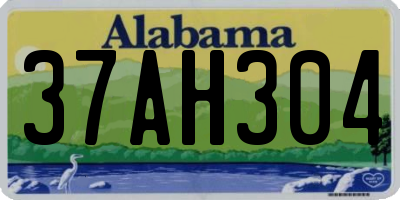 AL license plate 37AH304