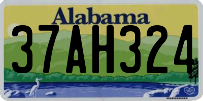 AL license plate 37AH324