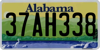 AL license plate 37AH338