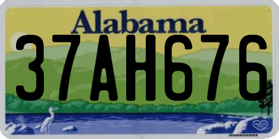 AL license plate 37AH676