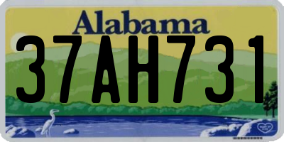 AL license plate 37AH731