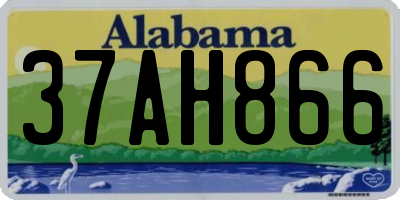 AL license plate 37AH866