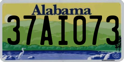 AL license plate 37AI073