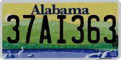 AL license plate 37AI363