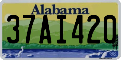 AL license plate 37AI420