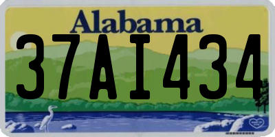 AL license plate 37AI434