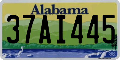 AL license plate 37AI445