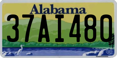 AL license plate 37AI480