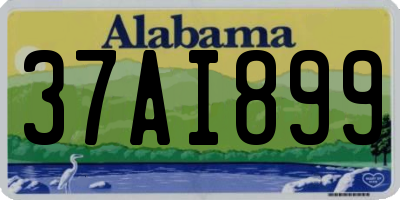 AL license plate 37AI899