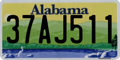 AL license plate 37AJ511