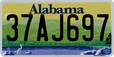 AL license plate 37AJ697