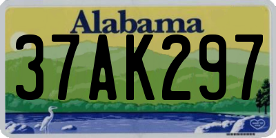 AL license plate 37AK297