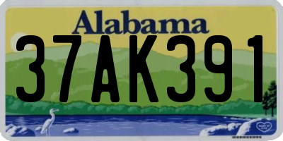 AL license plate 37AK391