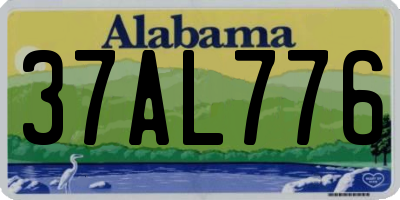 AL license plate 37AL776