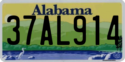 AL license plate 37AL914