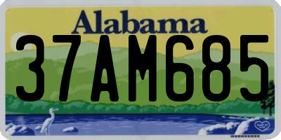 AL license plate 37AM685