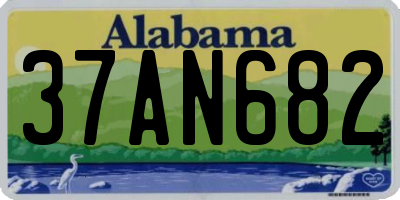 AL license plate 37AN682