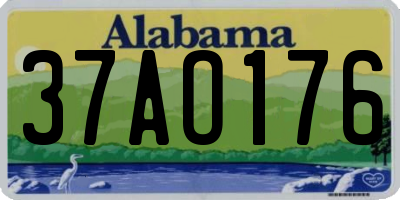AL license plate 37AO176