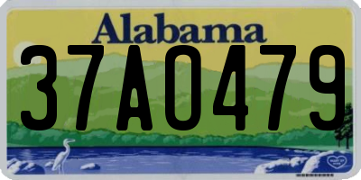 AL license plate 37AO479