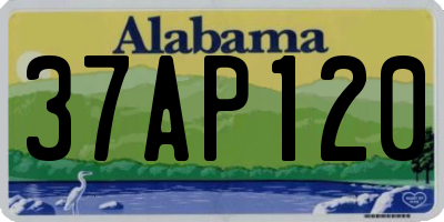 AL license plate 37AP120