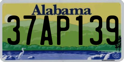 AL license plate 37AP139